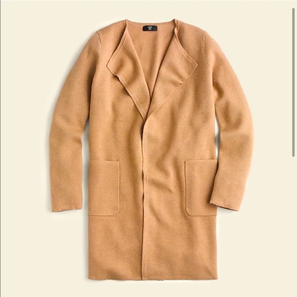 J. Crew Juliette Collarless Sweater-Blazer